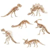 Dinosaur Series Toys Six Different Models 3D Wooden Dinosaur Puzzle