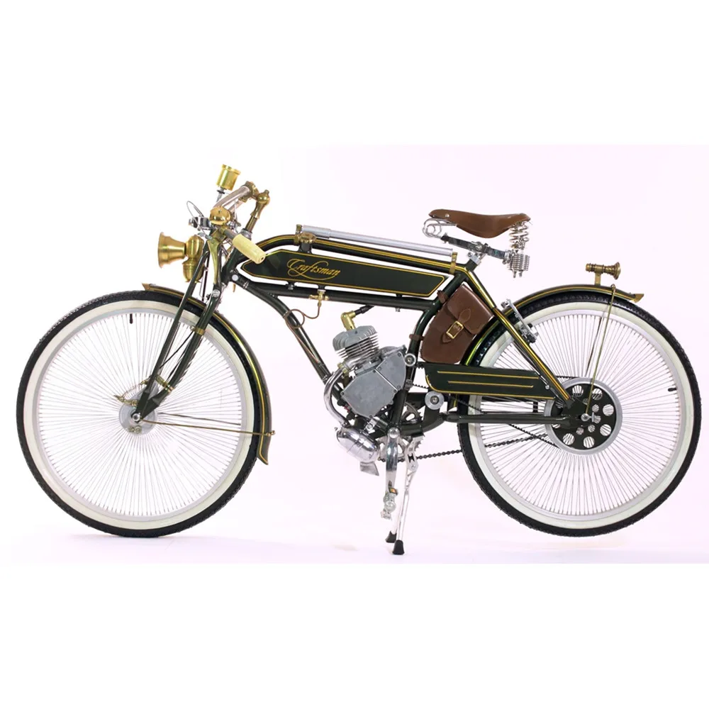 

26 inch vintage gasoline engine bicycle 2 stroke 38cc motorized chopper bike, Customized
