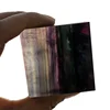 Carved cube shaped large natural fluorite quartz crystal stone block for sale