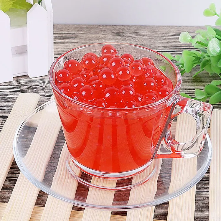 
Strawberry Popping Boba Halal Juice Ball 