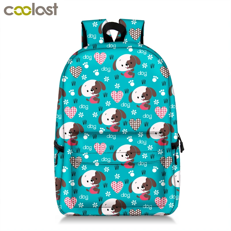 

COOLOST Cartoon Pattern Printing Backpack Women Men Travel Bag School Bags for Girl Boy All over Printing Backpack