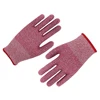 Cut-Resistant HPPE Gloves 13 Gauge Knitted Level 5 EN388 Food Grade Safe Working Hand Gloves for Cooking