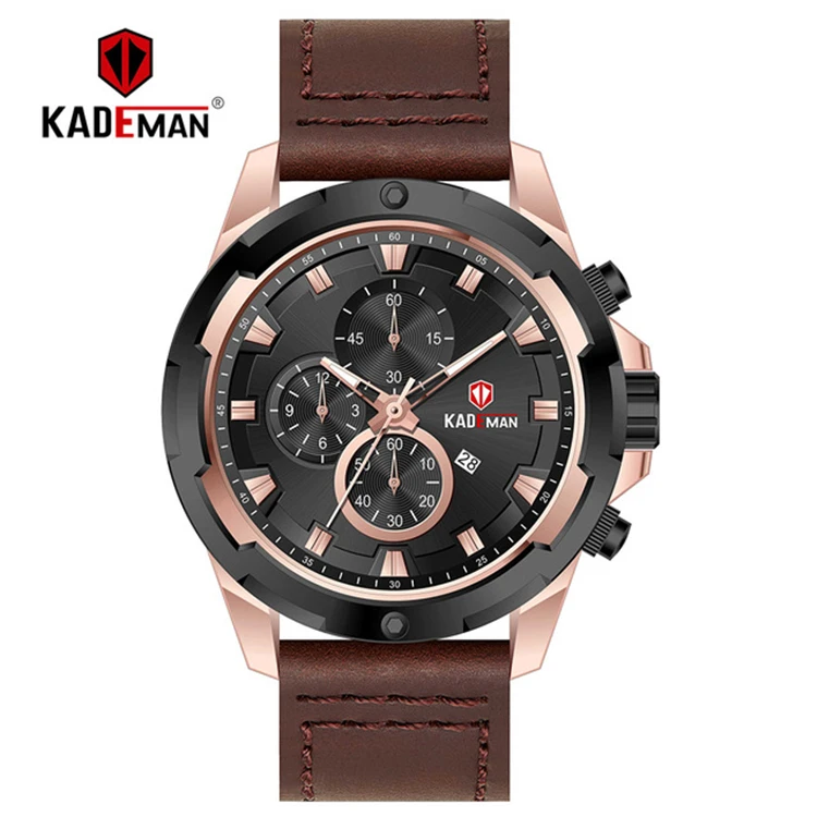 

KADEMAN 685G Sport Watch Men Fashion Business Quartz Watch TOP Brand Waterproof Military Army Wristwatch Luxury Man gift, N/a