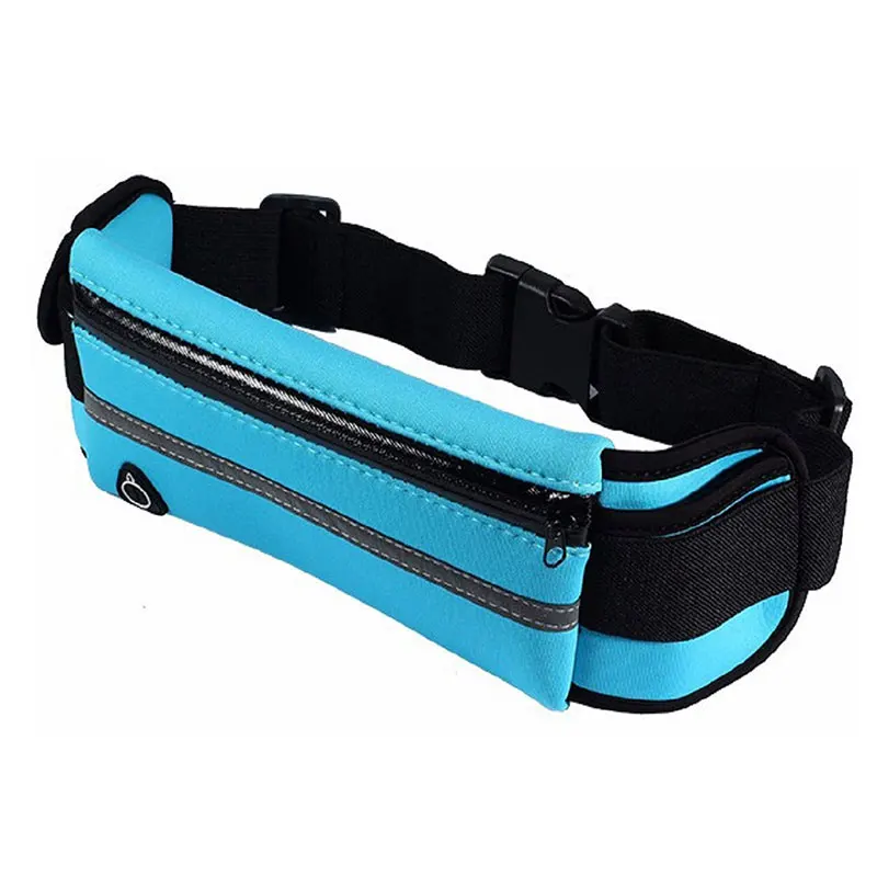 

Free Shipping Fashion Zipper Waist Bag Hot Selling Sweatproof Running Waist Bag