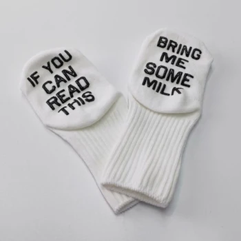 if you can read this baby socks