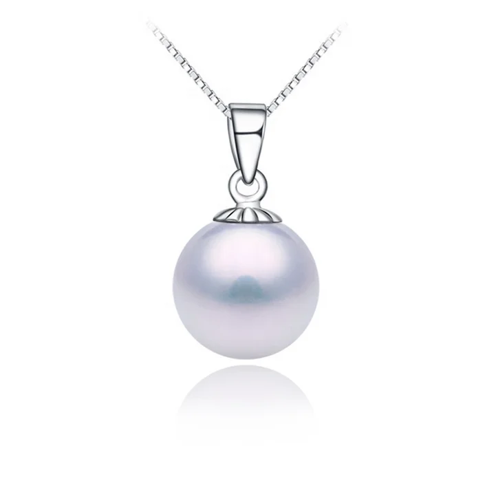 

Custom 925 Sterling Silver Jewelry Akoya Tahitian Freshwater Saltwater Pearl Pendant Necklace