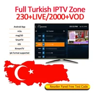 

Turkish Zone Excellent Dragon IPTV m3u TV Box Subscription IPTV Smarters Full 230+LIVE/2000+VOD Reseller Panel Free Test Code