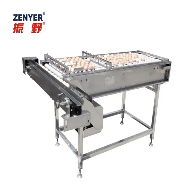
ZENYER 104B egg grading sorting machine with vacuum egg lifter 