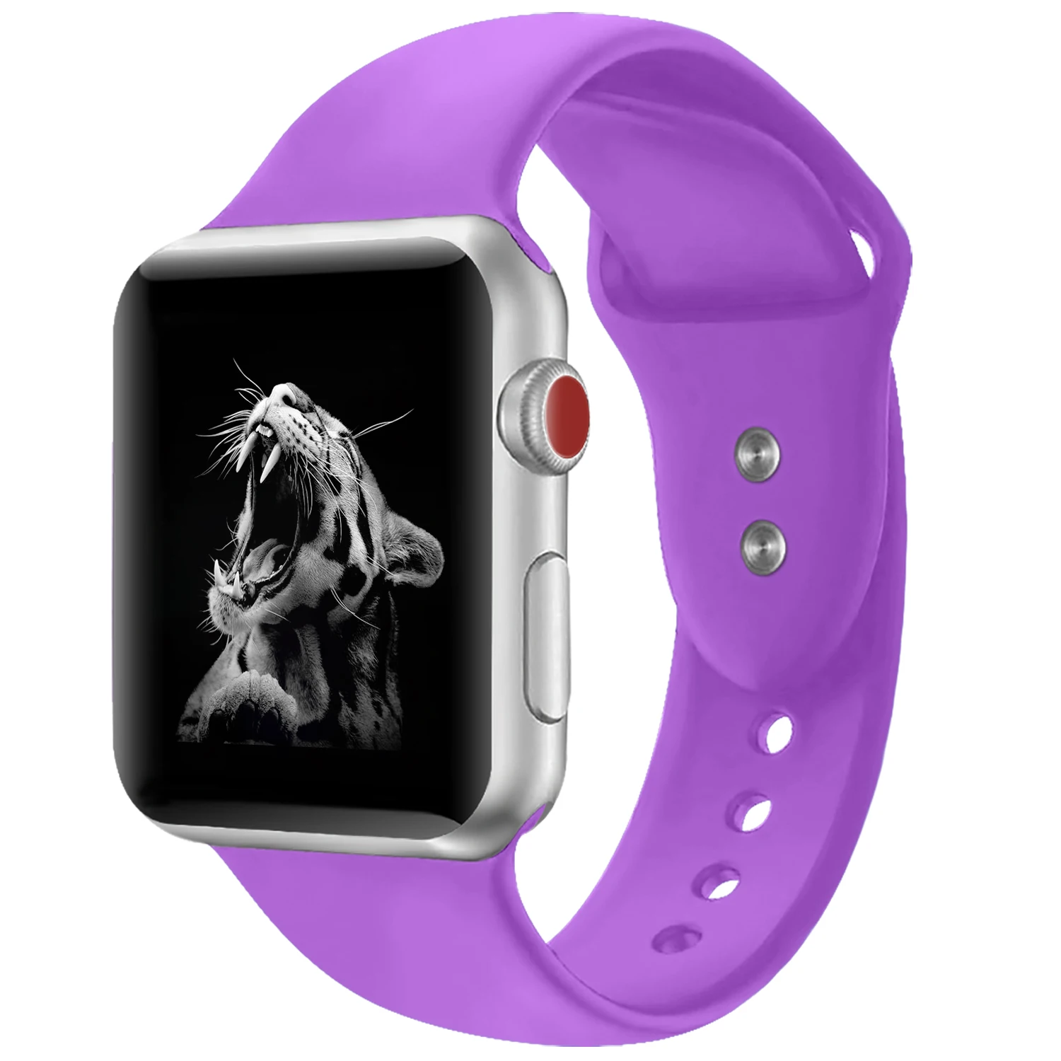 

Summer color Fashion Silicone Watch Bands for Apple iWatch Series 4 case