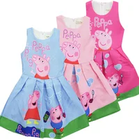 

Summer Foreign Trade Kids Girl Clothing Cartoon Pig Cute Little Princess Dresses On China Market
