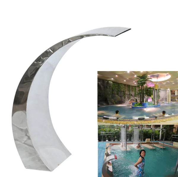 
Outdoor Swimming Pool And Garden Stainless Steel Pool Shower Spa Waterfall 