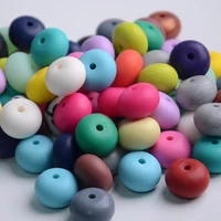 

23*15mm silicone abacus loose beads for jewely making wholesale