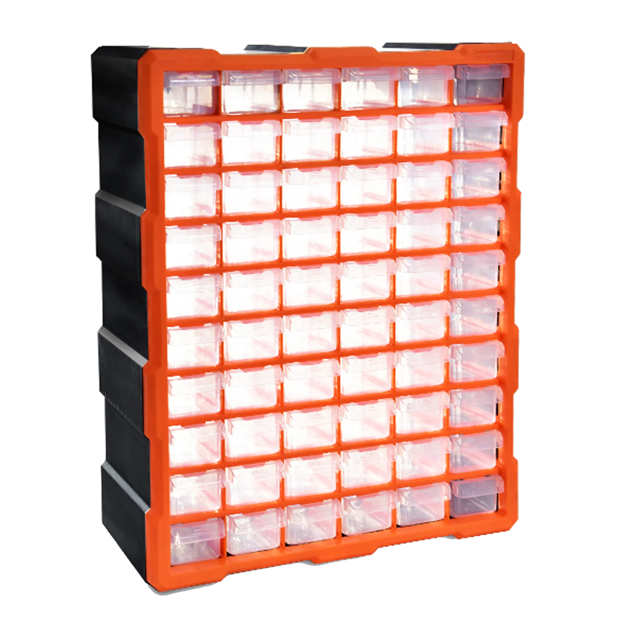 

22 38 39 64 Drawers Functional Hang Plastic Storage Cabinet Organizer Box For Screws, Orange, green, pink