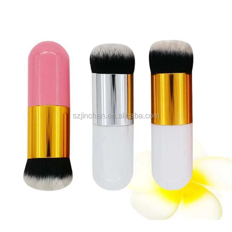 

DHL Professional women's cosmetic single round makeup brush Powder brush cosmetic brush Make Up Tool