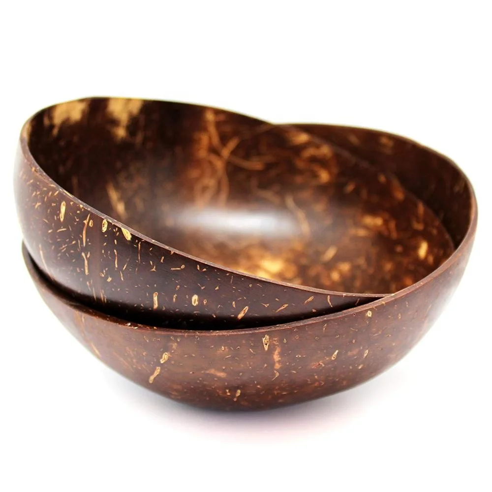 100% Natural Handmade  Lightweight Easy Clean  Long Lasting Eco Friendly Coco Nut  Bowl De Coco