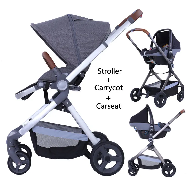 

China Made baby stroller 2 in 1 luxury pram, Customized