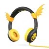 iClever 85db Volume Limiting BoostCare HS02 Silicone Wing Wired Bat-Inspired Safety Kids Headphones