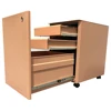 Office furniture 3 drawer mobile pedestal under desk metal file storage cabinet
