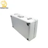 Exquisite aluminum hunting shotgun case with anti-scratch foot pad and eggshell foam embedded in the lid