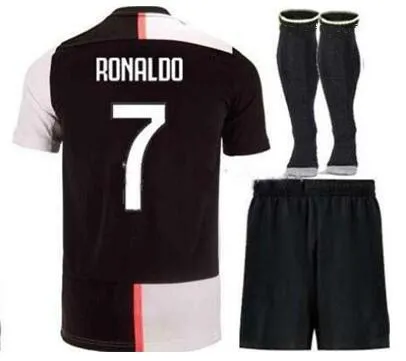 

DHL free shipping 19 20 Juventus kids soccer jersey set youth uniform football shirt kits
