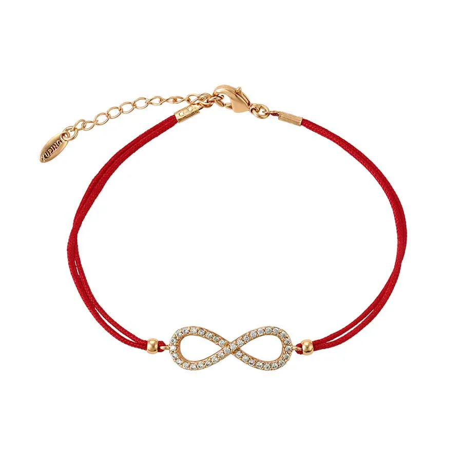 

75582 Xuping Jewelry Hot Sale Women Elegant gold plated red rope Bracelet for gift