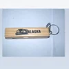 Haplopore Small wooden Key chain train whistle