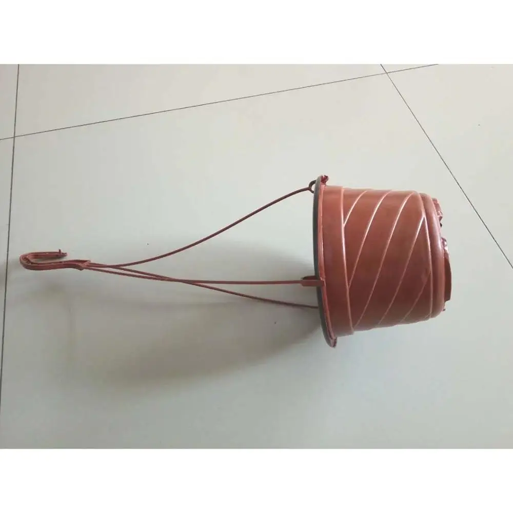 

15 cm plastic hanging basket pots for plants indoor flower planter pot cheap price with drainage
