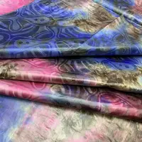 

New 2019 beautiful tie dye printed fabric bazin riche getzner