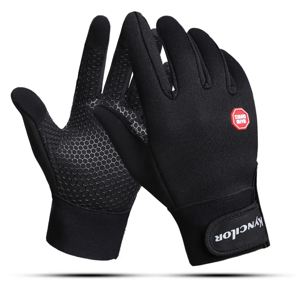 leather cycling gloves full finger