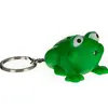 PROMOTIONAL CUTE FROG KEYCHAIN KEYRING BAG PURSE KEY RING SOUNDS LED LIGHT GIFT AD1739