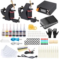 

Tattoo Machine Set With Clip Cord Foot Pedal Motor Accessories US/EU plug