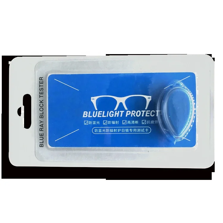 

blue light filter test card blue light blocking glasses test