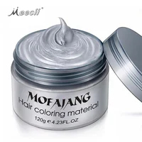 

MOFAJANG 9 Colors Hair Styling Pomade Material Temporary Disposable Mud Hair Color Wax