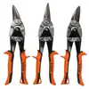 KSEIBI Right Aviation Tin Snip Scissors For Cutting Steel CR-V Material