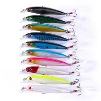 

Free Ship 10pcs different colors/Package Fishing Lures,Artificial Fish,Tackle,Soft Baits