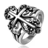 Hottest New Wholesale Men's Motorcycle Harley Rider Club Cross Theme Biker Ring Size 7-9