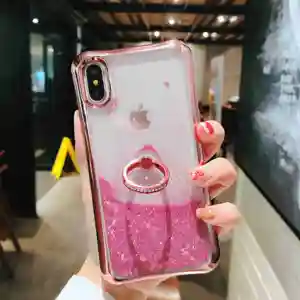 Tuerdan Clear Crystal Phone Case Ring Diamond Cover