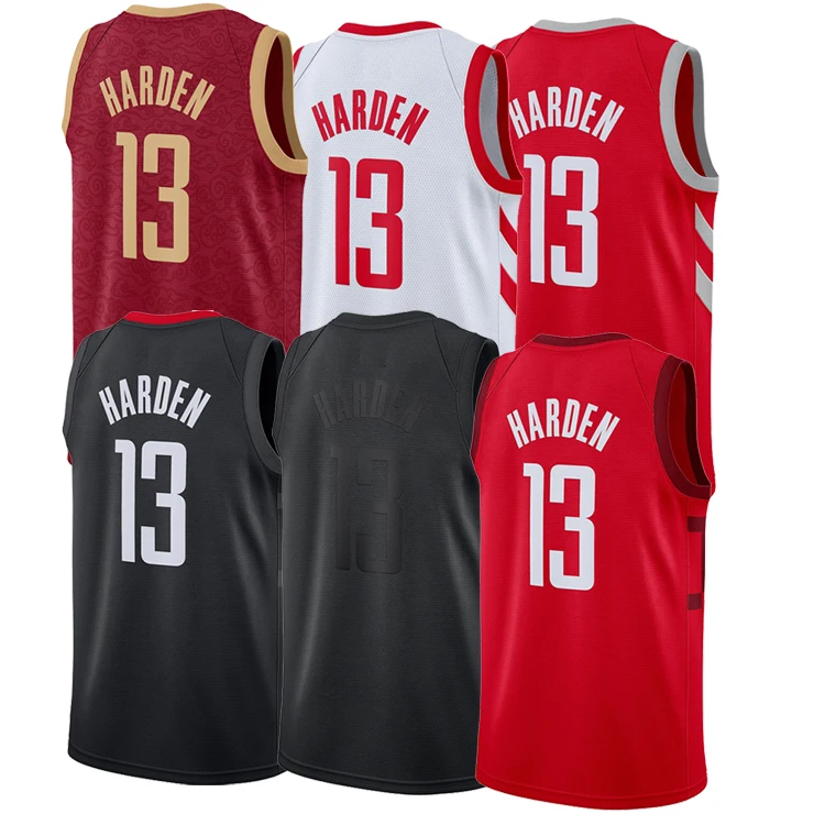 

Customized 2018 Latest Design Basketball Shorts Embroidered #13 James Harden Basketball Jersey/ Uniform