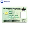 Cryptographic smart plastic pvc card with SLE4442/4428 chip for Public Key Infrastructure and high-security level application