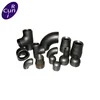 Black/ Galvanized/Carbon Steel pipe fitting 1/2"-4" inch NPT threaded tee/ flanges plumbing pipe fittings GI socket /bushing