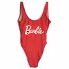 Hot selling Custom Texts One Piece Swimsuit Women Swimwear Bathing Suit monokini Beach Wear Swim Suit