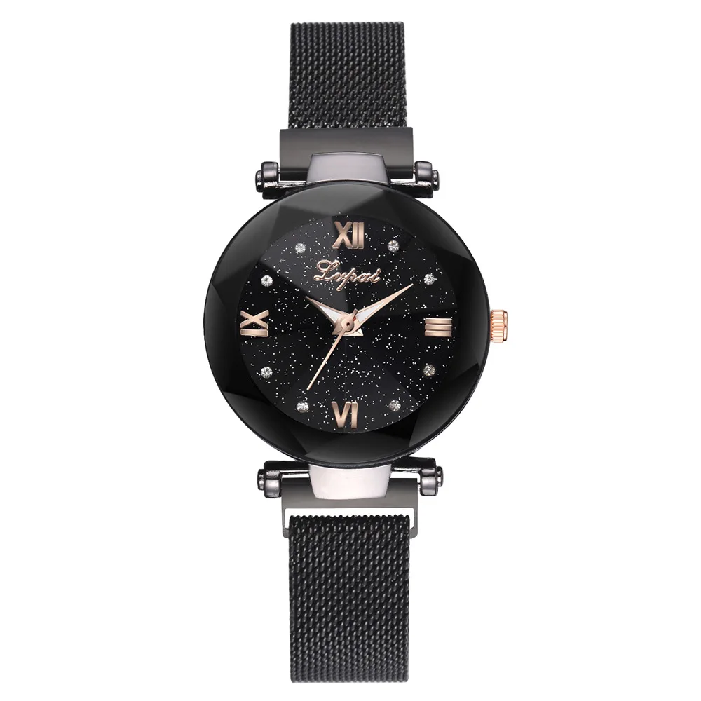 

LVPAI P830 new fashion wholesale stainless steel mesh band women watch wrist watch quartz, As the picture
