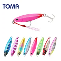 

TOMA Luminous Slow Fall Shore Jigging 7g 14g Long Casting Mini Metal Jig Spoon Fishing Lure