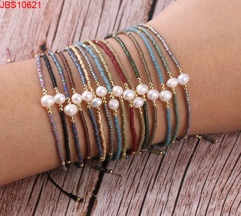 

Pear handmade jewelry for women miyuki seed beads bracelet