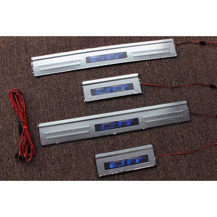 New Car Accessories For Honda City Scuff Plate Led Door Sill Scuff Plate Door Guards