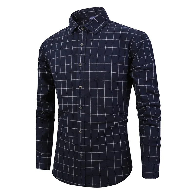 

New autumn clothes Japanese retro casual Plaid Long Sleeve Shirt
