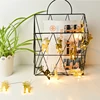 Nordic creative personality LED Christmas day restaurant room decoration lamp pendant elk deer lamp string wrought iron lamps