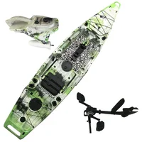 

13ft fishing kayak with electric motor kayak with pedal drive from china factory