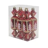 Plated Red Candy Shaped Christmas Tree Pendant Christmas Decoration Gadgets Ball