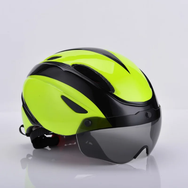 

Bicycle Cycling Helmet Mountain Road Bike Helmet Lens With Goggles Comfortable For Adult Ultralight Bicycle Helmet With Glasses